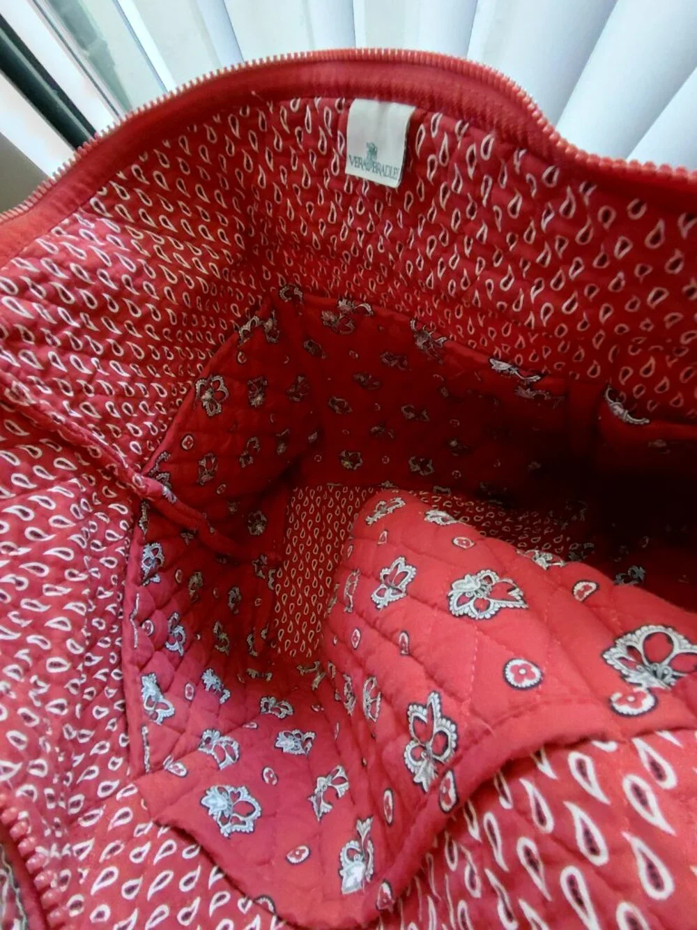 Vera Bradley Red Tote Bag